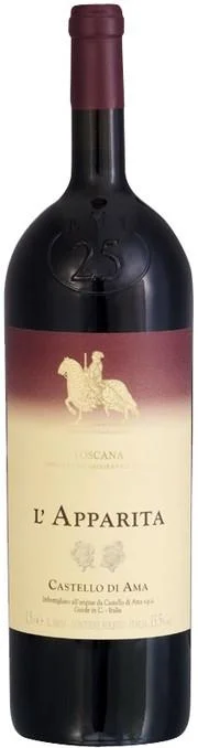Вино Castello di Ama l'Apparita IGT Л'Аппарита 2013 1500 мл