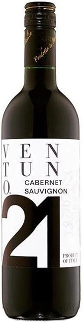 Вино  Ventuno 21 Cabernet Sauvignon    2021  750 мл