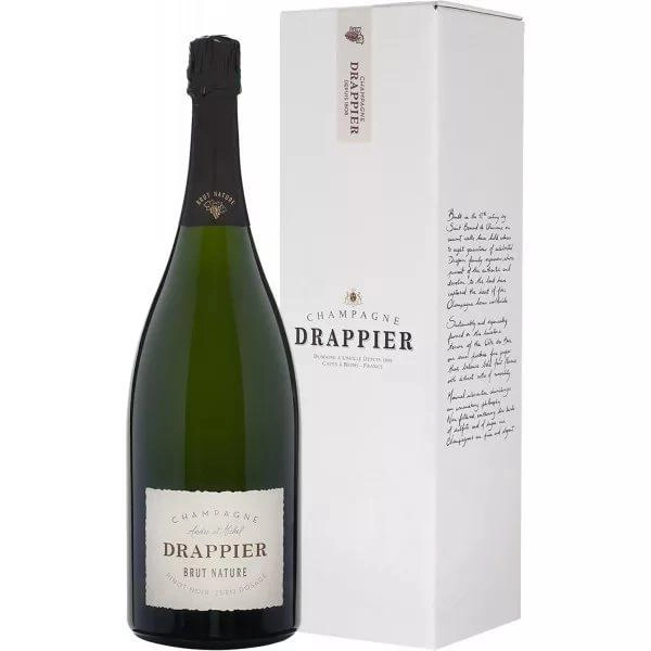 Шампанское Drappier Brut Nature Zero Dosage Andre et Michel Champagne AOC gift in box  1500 мл