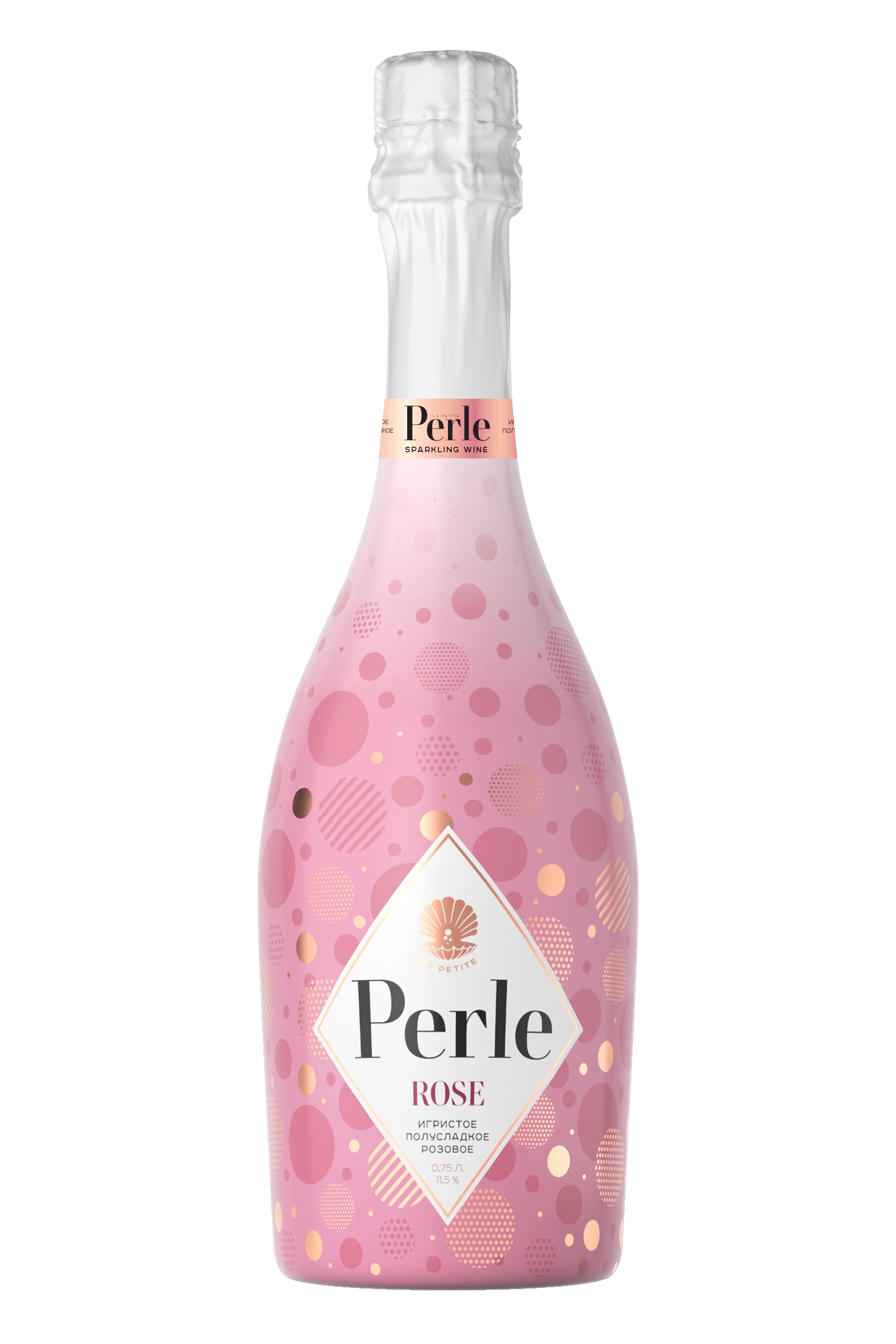Игристое вино  La Petite Perle Rose semi sweet  750  мл