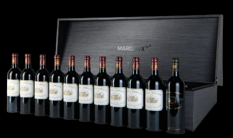 Подарочный набор Château Margaux Margaux D.N.A.2 в деревянном кейсе 11  бутылок Х 750 мл 13%
