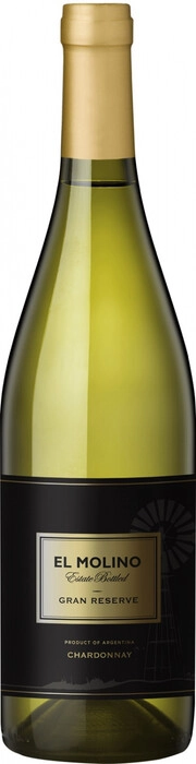 Вино  El Molino  Chardonnay  Gran   Reserve  Эль Молино  Шардоне   Гран Резерв   750 мл