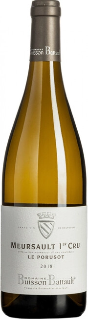 Вино Domaine Buisson-Battault Meursault 1er Cru Le Porusot  2018 750 мл 13,5%