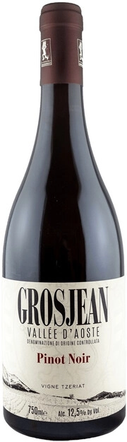 Вино Grosjean Pinot Noir Vigne Tzeriat 2023 750 мл 13%