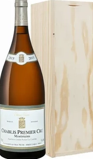 Вино Olivier Tricon   Montmains Chablis Premier Cru  Оливье Трикон Шабли  Премье Крю Монмэн   дерево  п/у  2015 1500 мл