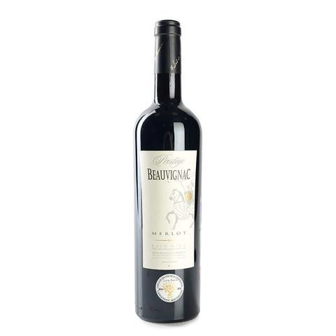 Вино Les Costieres de Pomerols IGP Pay d'OC Beauvignac Merlot Prestige Ле Костьер де Помроль IGP Пэй д'Ок Бовиньяк Мерло Престиж 2013 750 мл