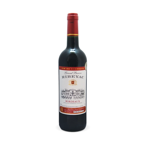 Вино Grand Baron Ribeyac red dry  750 мл
