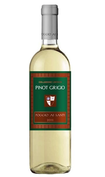 Вино белое сухоеCOLLEZIONE LIMITATA «POGGIO AI SANTI» PINOT GRIGIO / «ПОДЖО АЙ САНТИ» ПИНО ГРИДЖИО  2017  750 мл