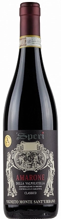 Вино SPERI Viticoltori  Amarone Classico Monte Sant'Urbano Вино Амароне Классико Сант`Урбано красное сухое в подарочной упаковке 2016 1500 мл