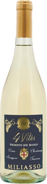 Вино Angelo Rocca e Figli  Miliasso 4 Vites Bianco Piemonte DOC  750 мл