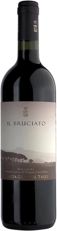 Вино Tenuta Guado Al Tasso  Antinori  Bruciato Bolgheri DOC Тенута а Гуадо Аль Тассо Антинори Иль Бручато Болгери 2021 750 мл