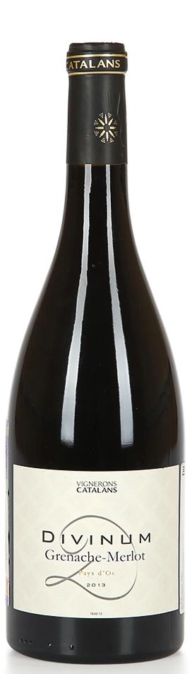 Вино Divinum IGP Pay d'OC Merlot-Grenache  2014 750 мл