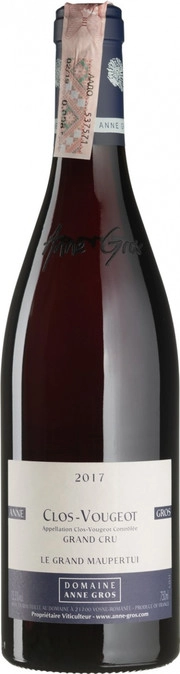 Вино Domaine Anne Gros  Clos Vougeot Grand Cru  Le Grand Maupertui  AOC   2020 750 мл