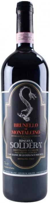 Вино Case Basse Brunello di Montalcino  Riserva Soldera  DOCG Казе Бассе Брунелло ди Монтальчино  Ризерва Сольдера 1996  750 мл