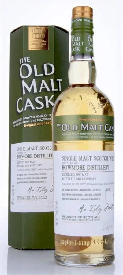 Виски Douglas Laing, Bowmore Refill Hogshead bottle one of 299, Боумор, 1983,  50% 70cl