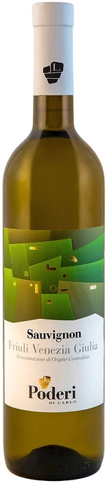 Вино Poderi di Carlo Sauvignon Blanc Friuli Venezia Giulia DOC Подери ди Карло Совиньон Блан 2020 750 мл