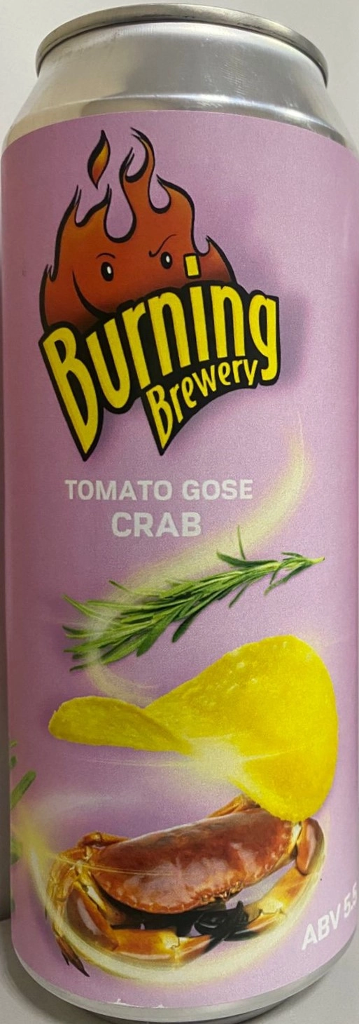 Пиво  Burning Brewery  Tomato Gose Crab Бернинг Брейвери Томато Гозе Краб 500   ж/б   500   мл