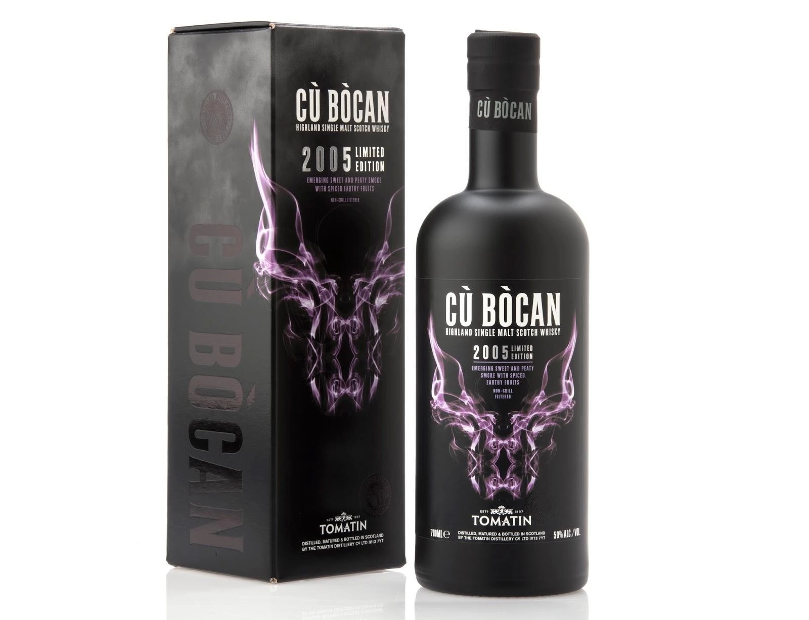 Виски Tomatin Cu Bocan Vintage 2005 gift box Томатин Ку Бокан Винтаж 2005 в подарочной коробке 700 мл