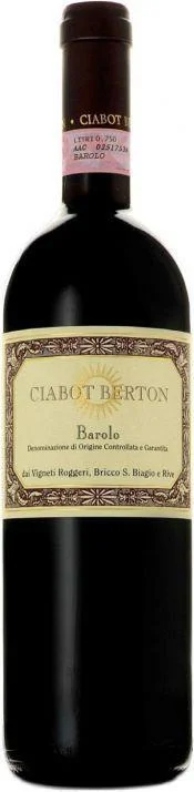 Вино Ciabot Berton, Barolo DOCG, Чабот Бертон, Бароло, 2006, 750 мл