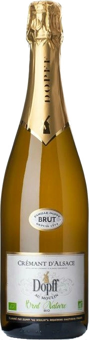Игристое вино Dopff au Moulin  Cremant d'Alsace Brut Nature Bio AOC  750 мл