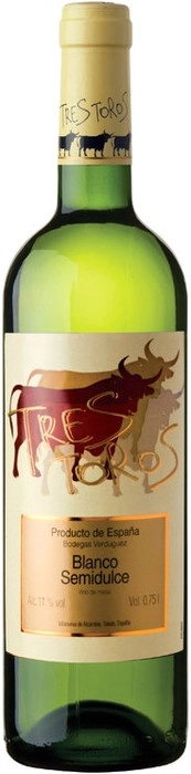 Вино Tres Toros blanc moelleux Трес Торос белое полусладкое 750 мл