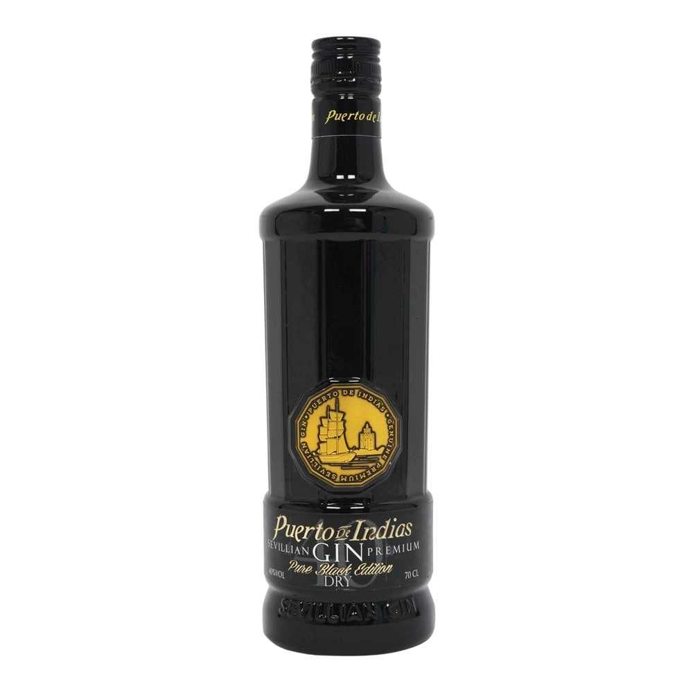 Джин  Puerto de Indias Pure Black Edition Dry  50 мл