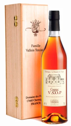 Коньяк Vallein Tercinier Cognac VSOP  gift in box Валлейн Терсинье Коньяк ВСОП в подарочной упаковке 700 мл