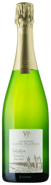 Шампанское  Vadin Plateau Intuition Premier Cru Extra Brut Champagne  2018   750 мл