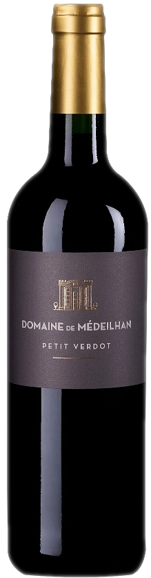 Вино Domaine de Medeilhan Petit Verdot Pay d'Oc IGP red  2019 750 мл