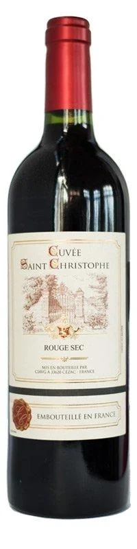 Вино Cuvée Saint Christophe rouge demi-doux Кюве Сен Кристоф руж деми-ду 750 мл
