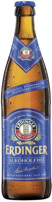 Пиво Erdinger Weissbier Alkoholfrei Эрдингер Вайсбир безалкогольное 500 мл