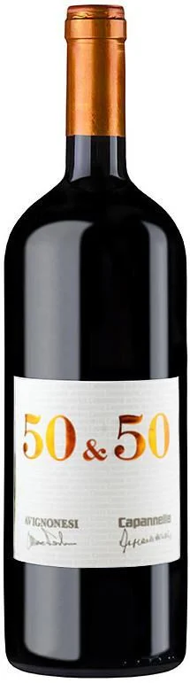 Вино Avignonesi-Capannelle 50 & 50 Vino da Tavola di Toscana IGT Авиньонези-Капаннелле 50 & 50 2013 1500 мл