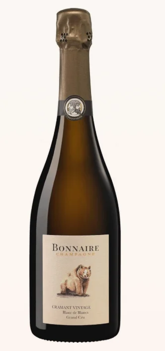 Вино Игристое Champagne Bonnaire Grand Cru Blanc de Blancs Cramant Vintage  2016 750 мл