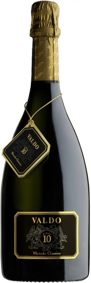 Игристое вино Valdo Numero 10  Metodo Classico Brut Valdobbiadene DOCG  2017 750 мл