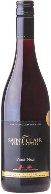 Вино Saint Clair,  Marlborough Pinot Noir Мальборо Пино Нуар 2016 750 мл