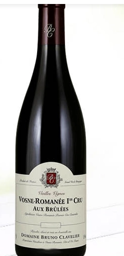 Вино  Domaine Bruno Clavelier Aux Brulees Vosne Romanee Premier Cru AOC Домен Бруно Клавелье О Брюле Вон Романе Премье Крю О Брюле  2016 750 мл 13%