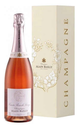 Шампанское Alain Bailly Rosé De Serzy gift box  750 мл