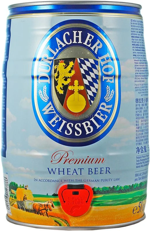 Пиво Durlacher Hof Weissbier  Дурлашер  Хоф Вайсбир 5000 мл