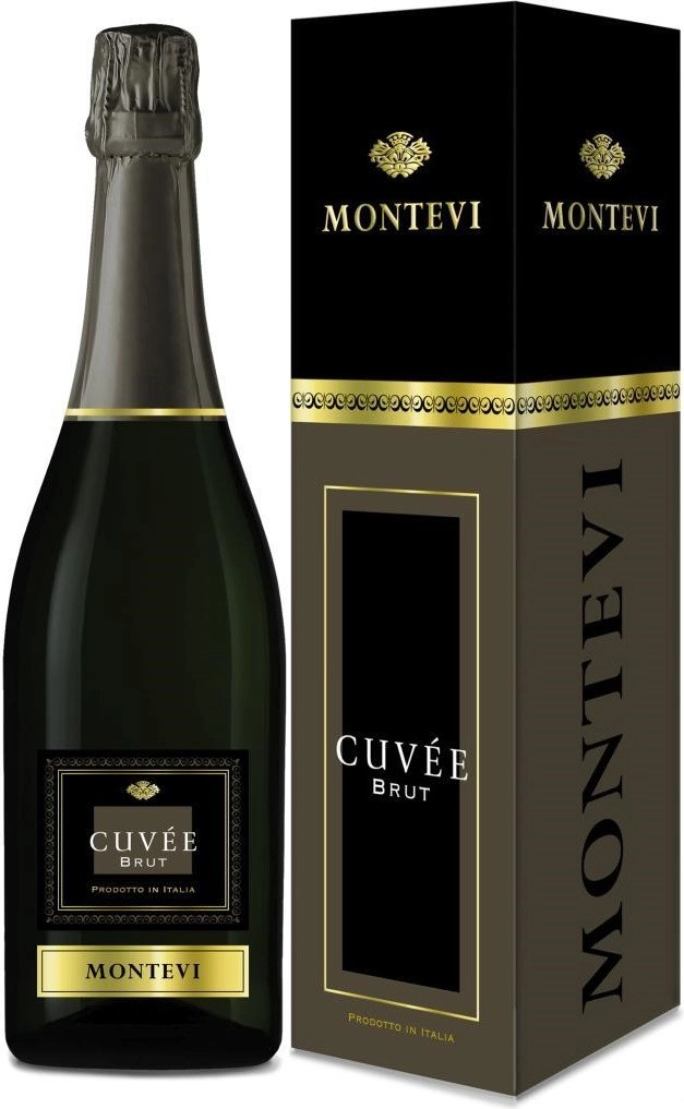 Игристое вино Montevi  Cuvee Brut  gift box   750 мл