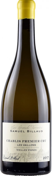Вино Samuel Billaud, Chablis Premier Cru "Les Vaillons" Vieilles Vignes AOC  Самюэль Бийо, Шабли Премье Крю "Ле Вайон" Вьей Винь 2017   750 мл