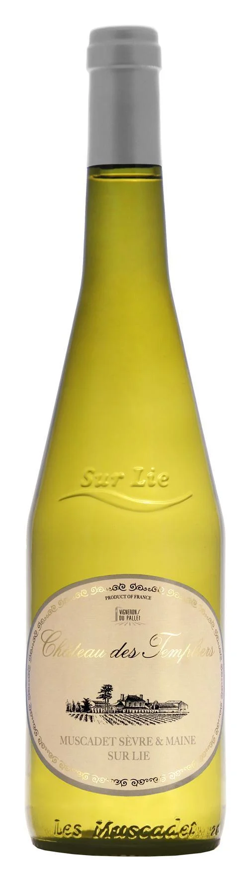 Вино Loire ProprietesMuscadet Sèvre et Maine sur Lie. Château des Templiers, Луар Проприете Мюскаде Севр э Мэн Сюр Ли. Шато де Тамплие