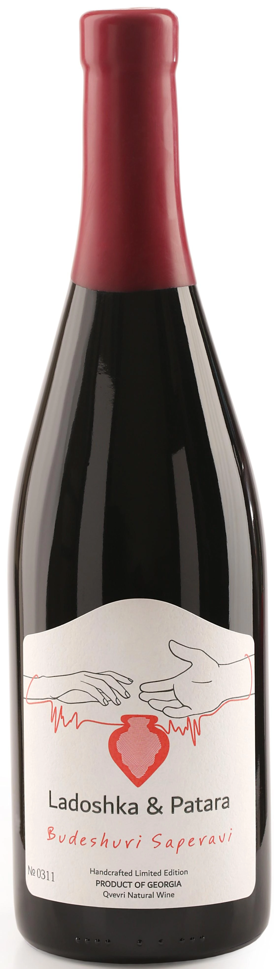 Вино Ladoshka & Patara Budeshuri Saperavi Qvevri  2022  750 мл 