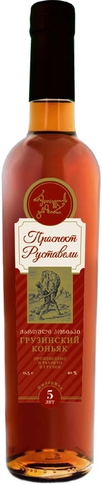 Коньяк   Проспект Руставели  5 лет     500 мл
