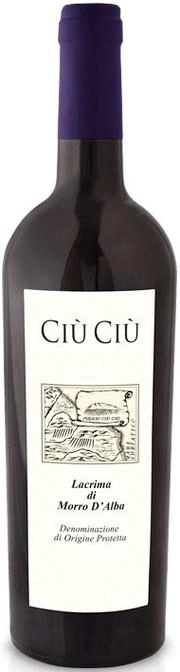 Вино Ciu Ciu Lacrima di Morro d'Alba DOP  2017 750 мл