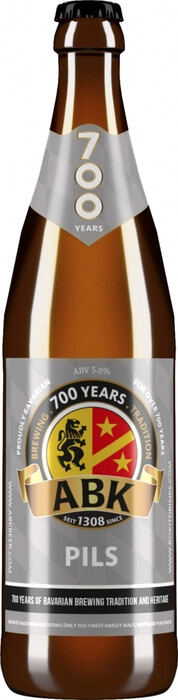 Пиво ABK Pils  АБК Пилс  стекло 500 мл