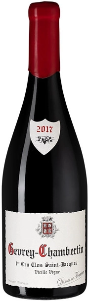 Вино Domaine Fourrier  Gevrey-Chambertin 1er Cru  Clos Saint-Jacques Vieille Vigne AOC  2019 750 мл 13,5%