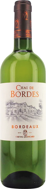 Вино Cheval Quancard Chais des Bordes blanc Bordeaux Шеваль Канкар Ше де Борд Блан Бордо 2014 700 мл