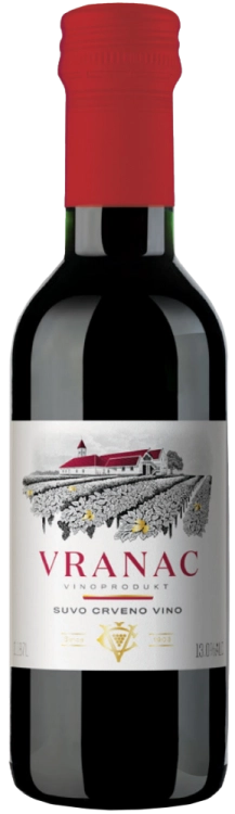 Вино Vinarija Čoka Vranac 2021 187 мл 12 %
