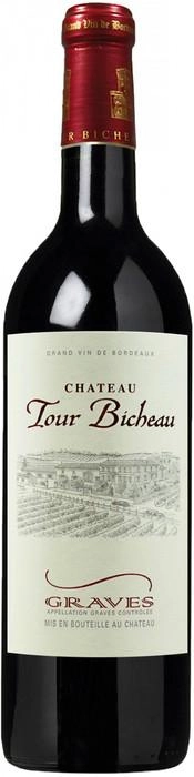 Вино Chateau Tour Bicheau Rouge Graves AOC  2016 750 мл