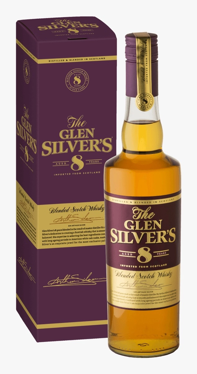 Виски Glen Silver's Blended scotch    8year  700 мл
